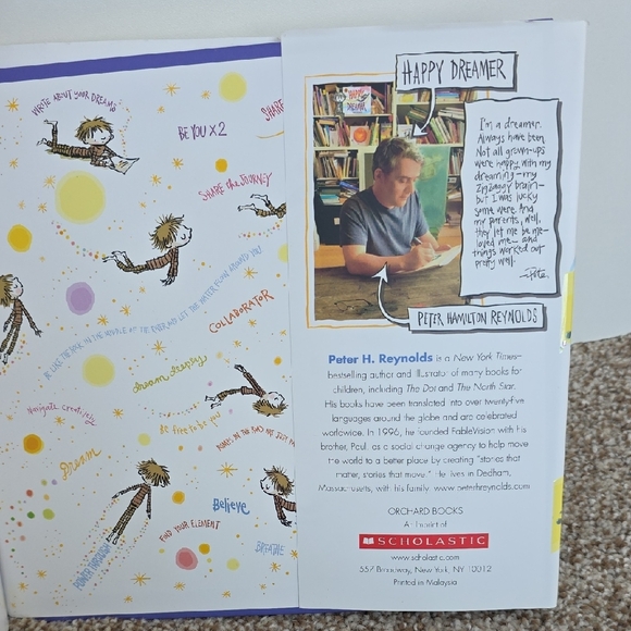 Happy Dreamer Children's Book by Peter H. Reynolds Hardcover - Picture 11 of 11